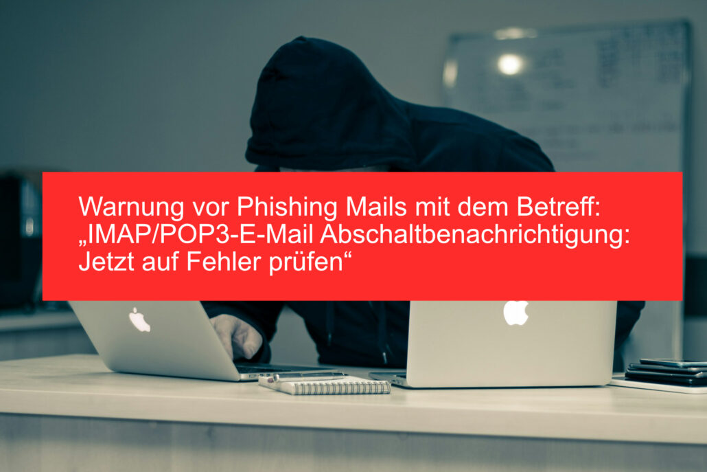 Phishing-Warnung: SSL-Zertifikat Validierung – IMAP/POP3-E-Mail-Abschaltbenachrichtigung