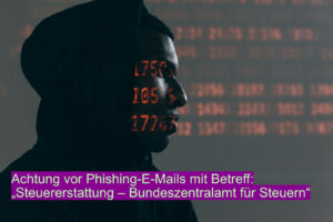 Phishing-Warnung: Fake-Steuererstattung per E-Mail