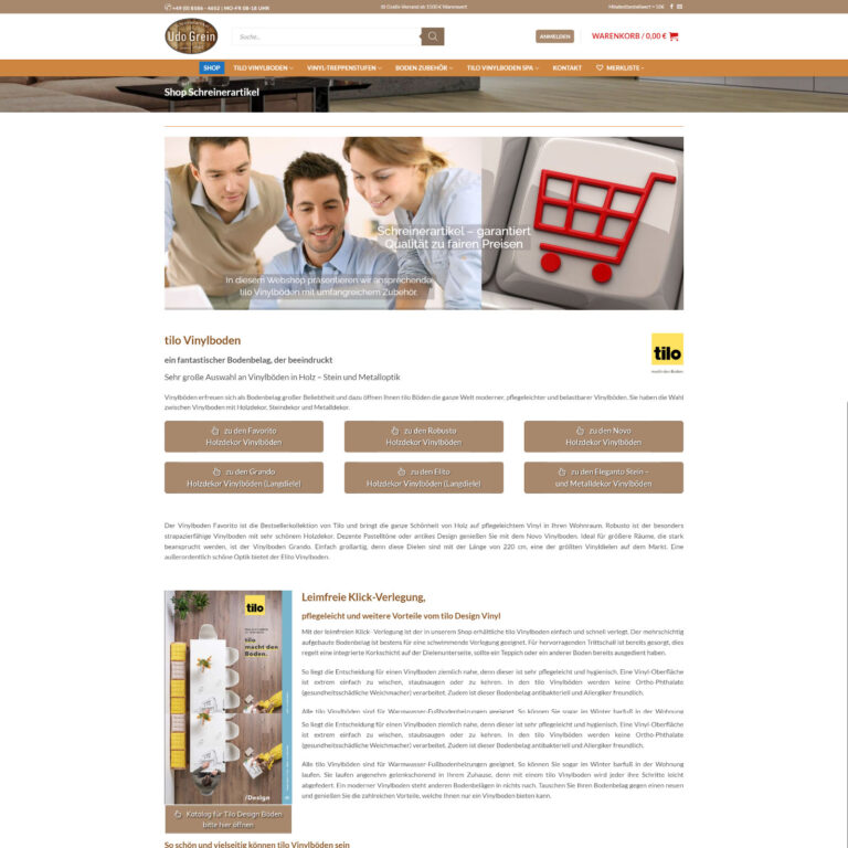 Referenz Shop Schreinerbedarf