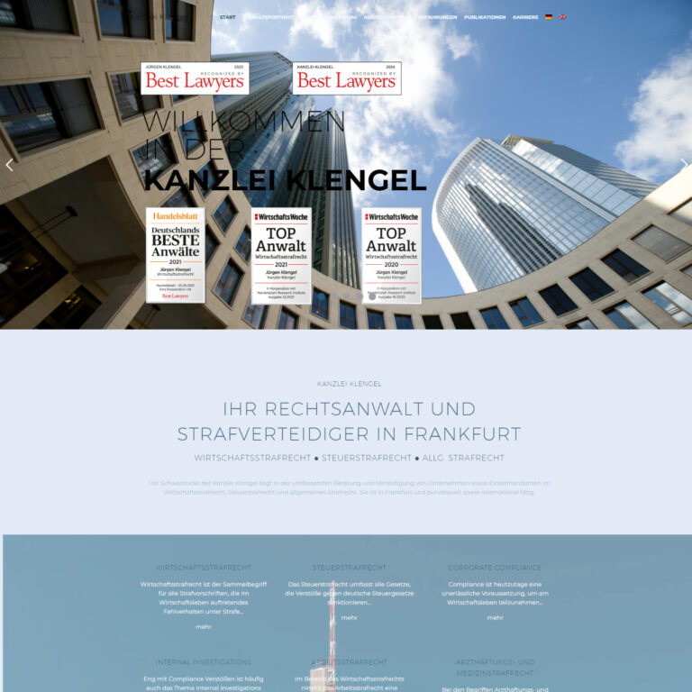 Referenz Rechtsanwaltskanzlei