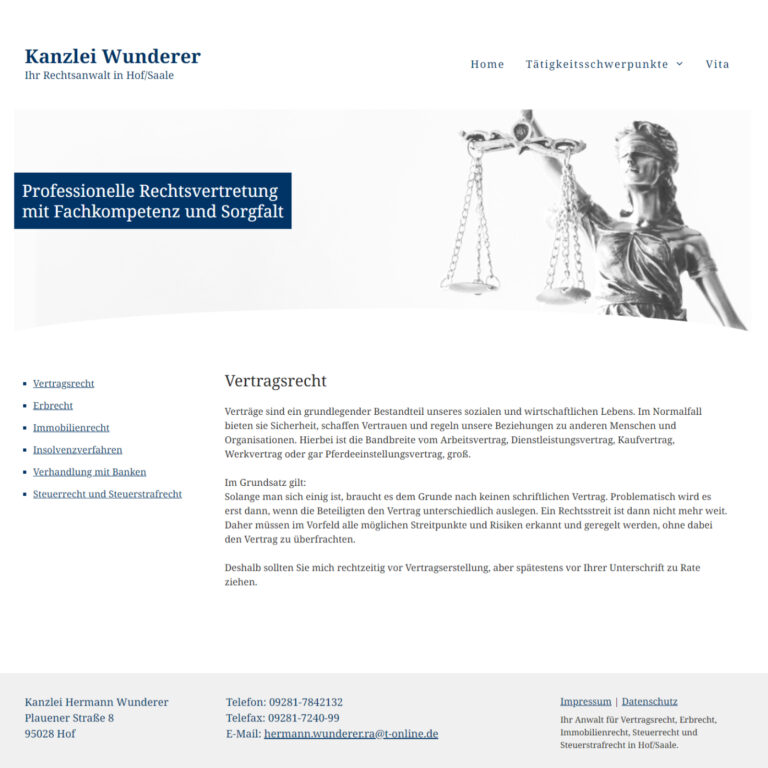 Referenz Rechtsanwaltskanzlei