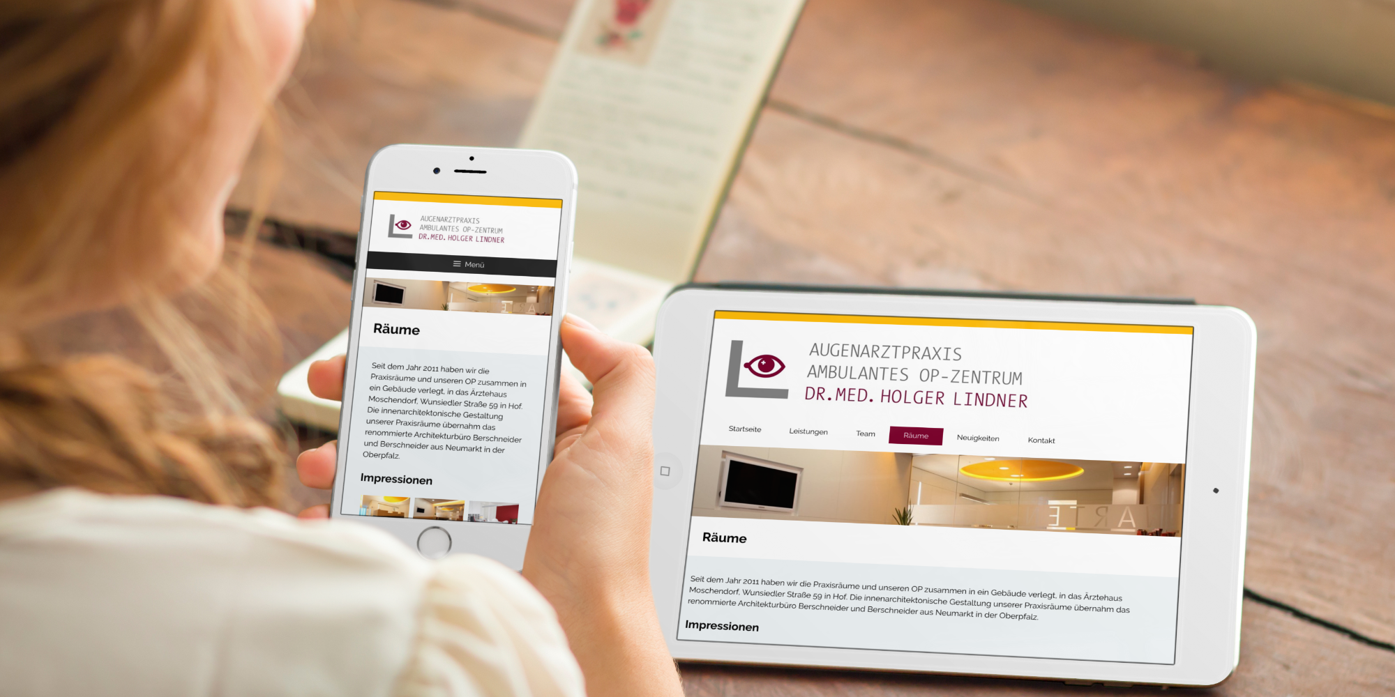 Beispiel Zwei Redesign / Relaunch einer Website